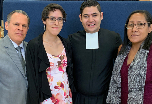 Br. Luis Ramos, F.M.S. with family